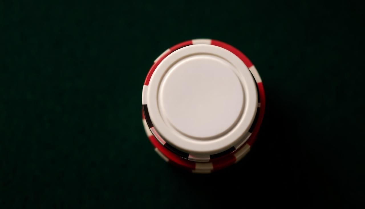 Poker chips and cards on a table